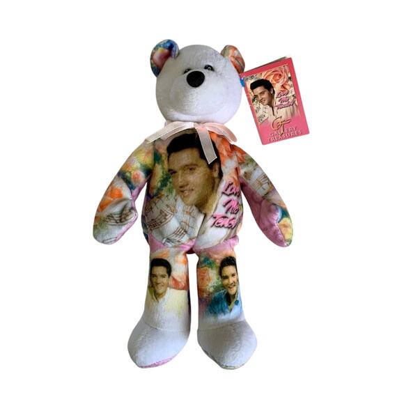 Gallery Treasures Elvis Presley "Love Me Tender" Ltd Edition Beanie Bear #009 - Picture 9 of 9